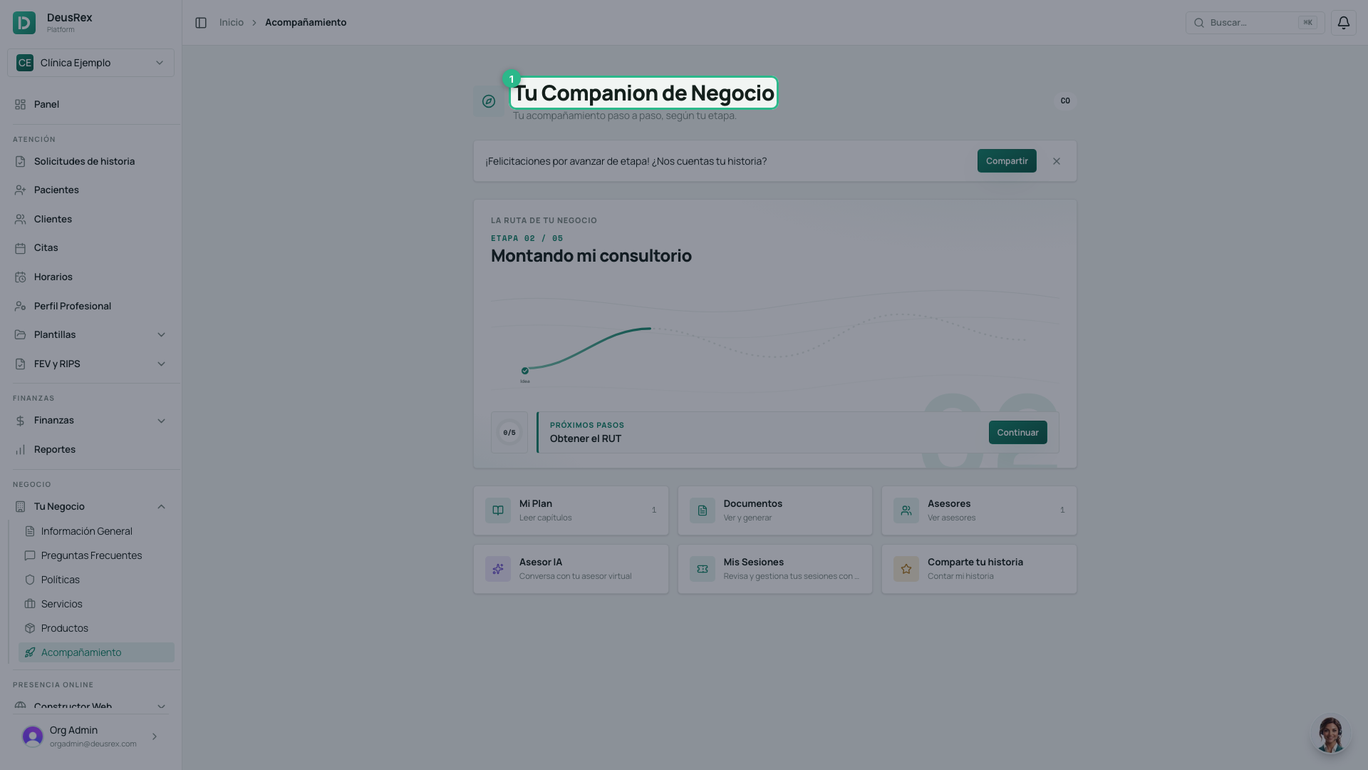 O hub do Companion