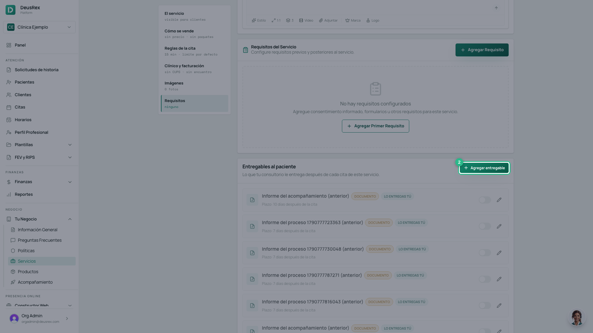 Add deliverable