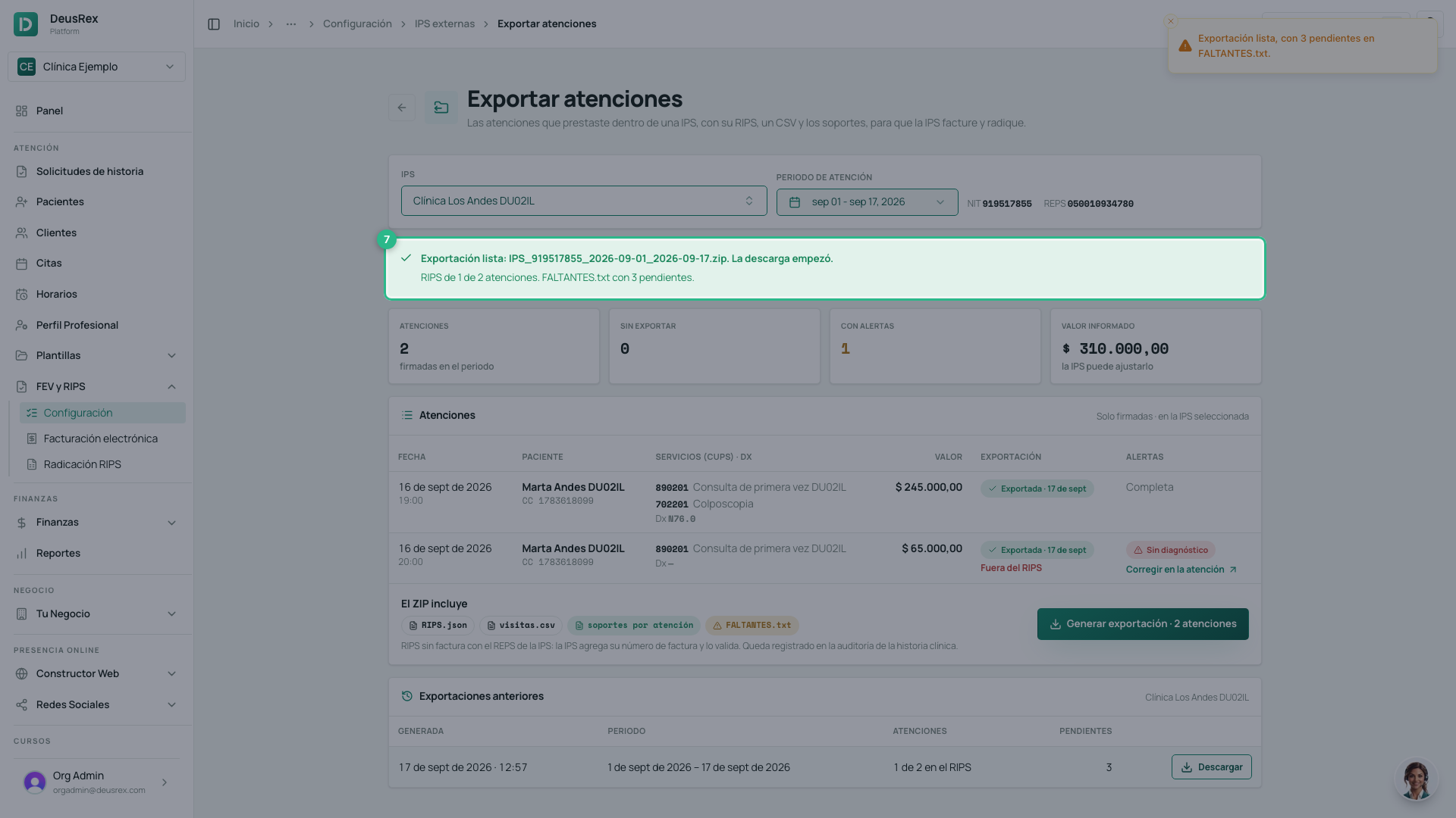 Export ready