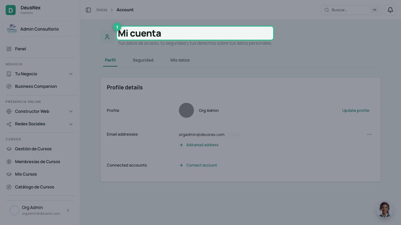Mi cuenta